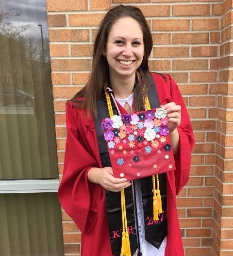 Katie Travis, graduation photo
